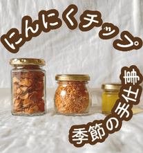 作り置きしたい！常備にんにくチップ