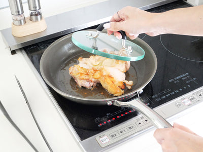 CORELLE Frying pan＆ガラス製ムテキミートプレス