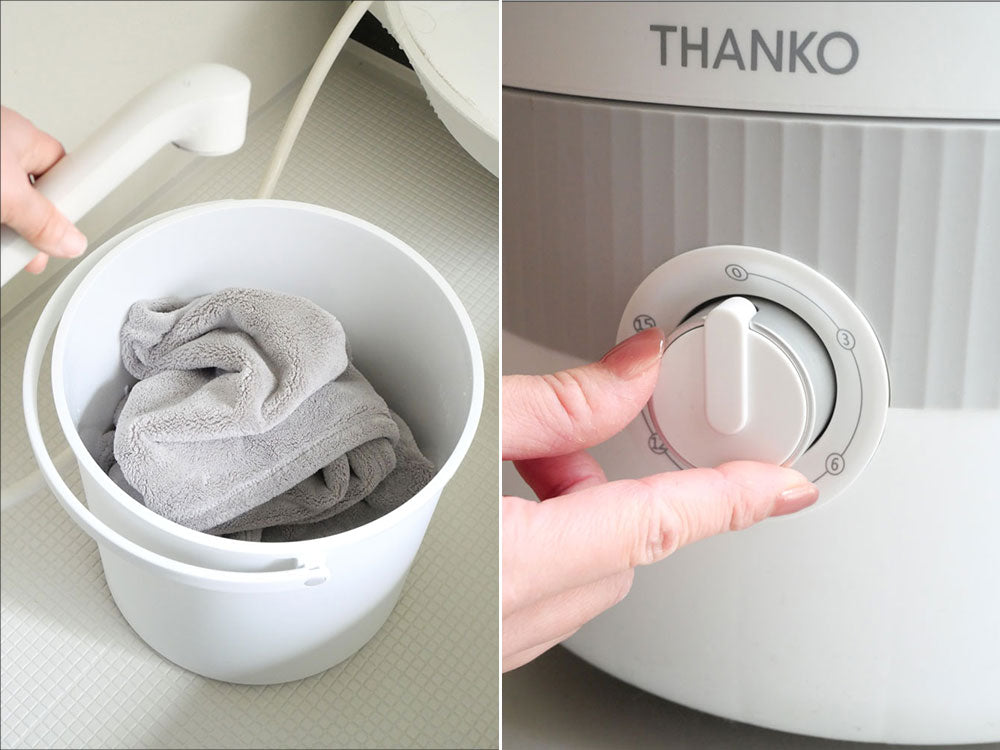 バケツランドリー2　持ち運べるバケツ型 洗濯機