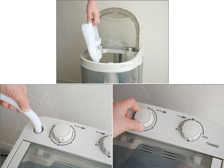 靴専用ミニ洗濯機「靴洗いま専科3」