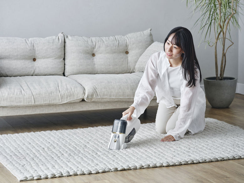 【Mindoo/ミンドー】洗えない布製品の洗浄・吸引ができるコードレス布用クリーナー PureX