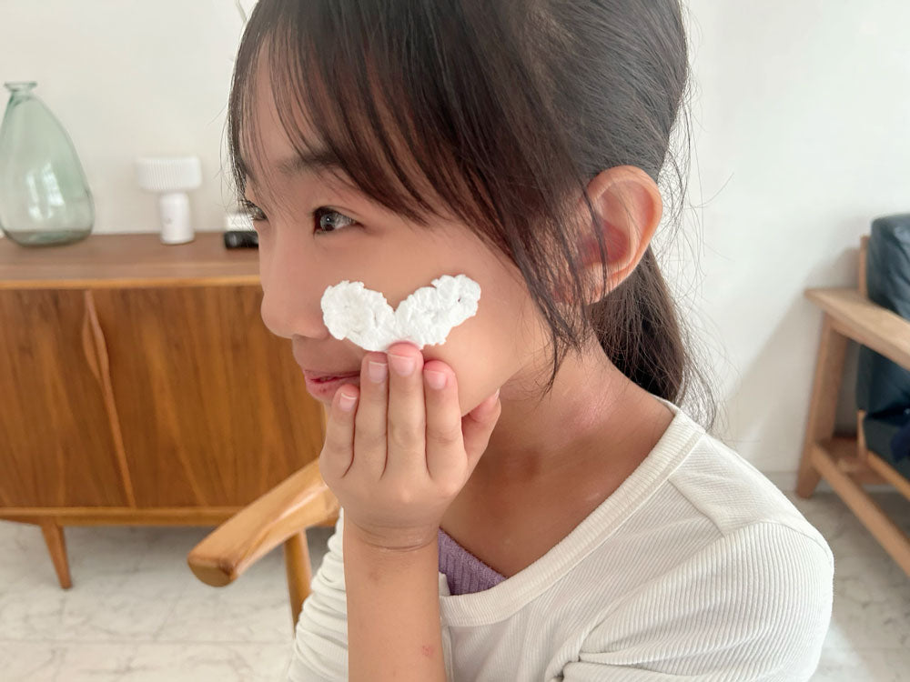 泡がコットンになるひんやり炭酸スプレー