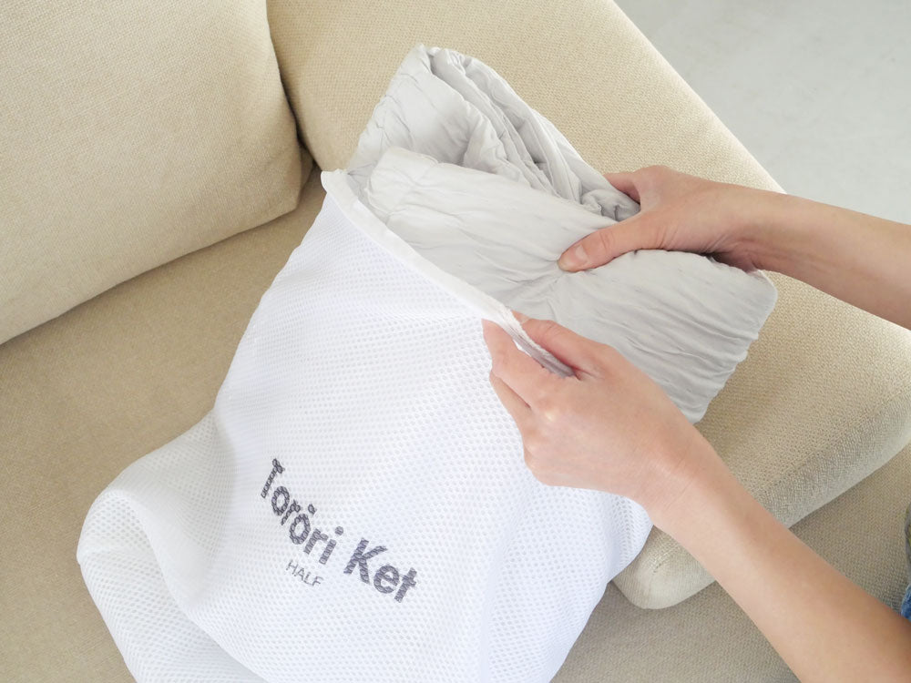 【Torori ket(R)/トローリケット】肌掛け布団椿オイル加工でお肌に嬉しいとろ～りケット