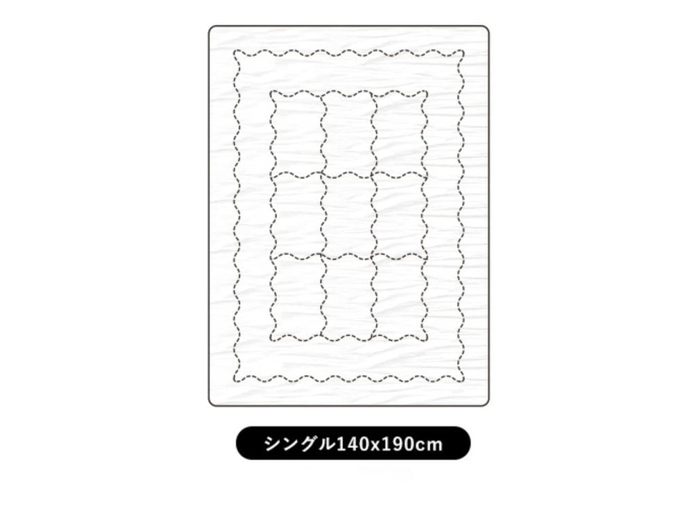 【Torori ket(R)/トローリケット】肌掛け布団椿オイル加工でお肌に嬉しいとろ～りケット