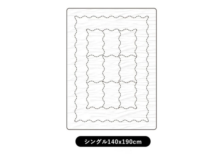 【Torori ket(R)/トローリケット】肌掛け布団椿オイル加工でお肌に嬉しいとろ～りケット
