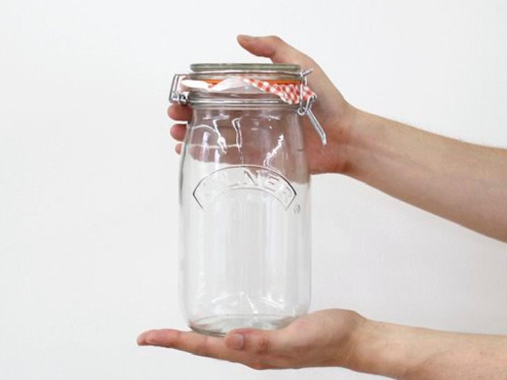 【KILNER/キルナー】 ROUND CLIPTOP JAR