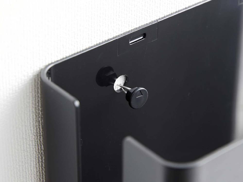 スマート重ね型ルーター収納ケース ブラック