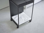 tower/Yamazakiの蓋付き3分別キッチンカート