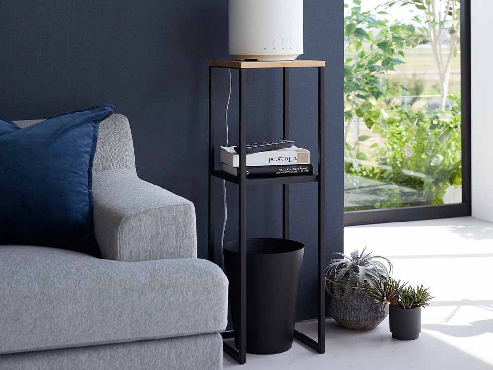 tower/タワーのスチールと竹製加湿器スタンド