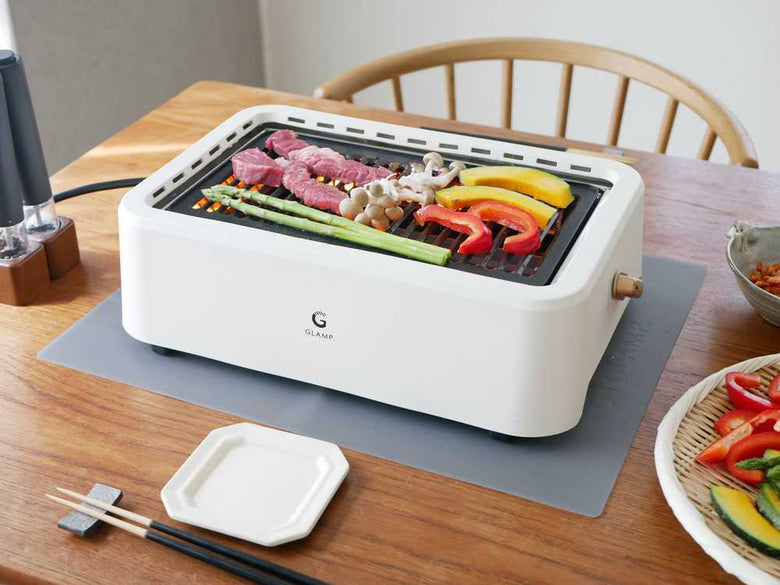 《ノベルティ付》【GLAMP./グランプ】遠赤外線でじっくり 超少煙グリル