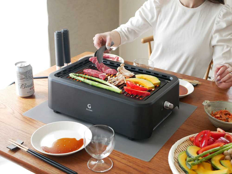 《ノベルティ付》【GLAMP./グランプ】遠赤外線でじっくり 超少煙グリル