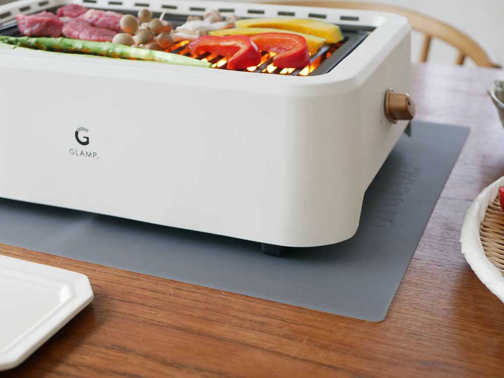 《ノベルティ付》【GLAMP./グランプ】遠赤外線でじっくり 超少煙グリル