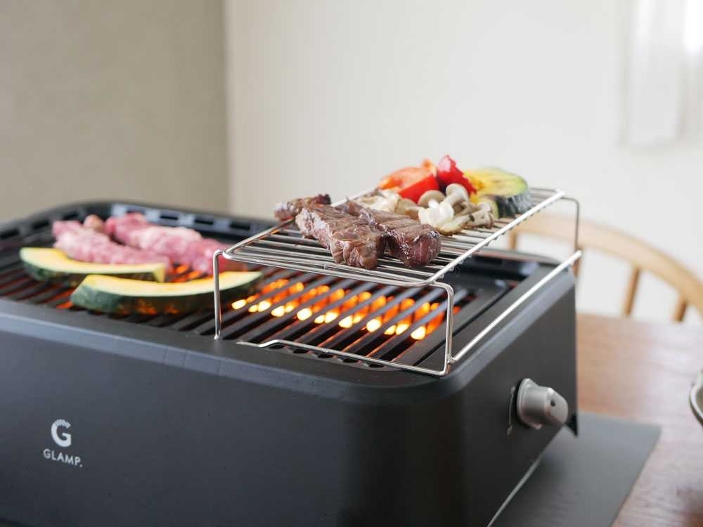 《ノベルティ付》【GLAMP./グランプ】遠赤外線でじっくり 超少煙グリル