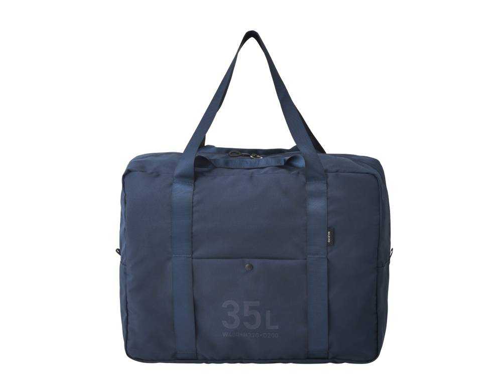ネイビーのミレスト ポケッタブルボストンバッグ35L