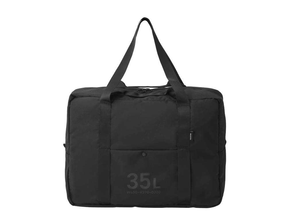 MILESTOミレストの35Lネイビーポケッタブルボストンバッグ