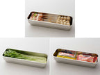 1/2スリムサイズのお料理用蓋付き角バット