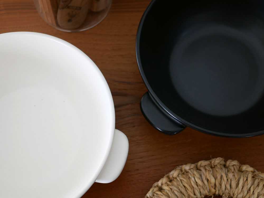 直火で使用するラーメン鍋の写真