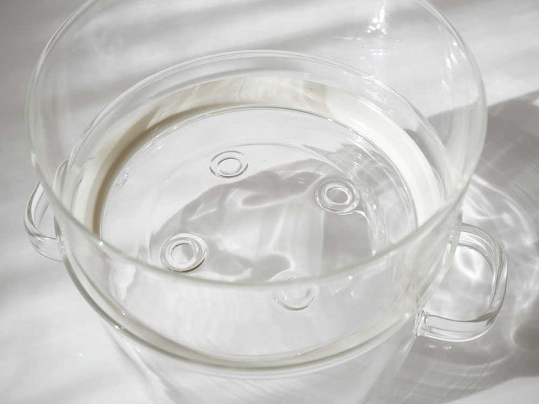 【HARIO/ハリオ】「ガラスのある生活」 ガラスのせいろ蒸し器