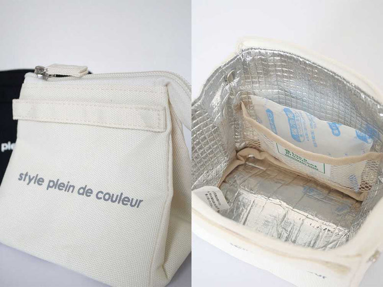 【style plein de couleur/スタイルプレンドゥクルール】スクエアおにぎりポーチ・スクエアポーチ