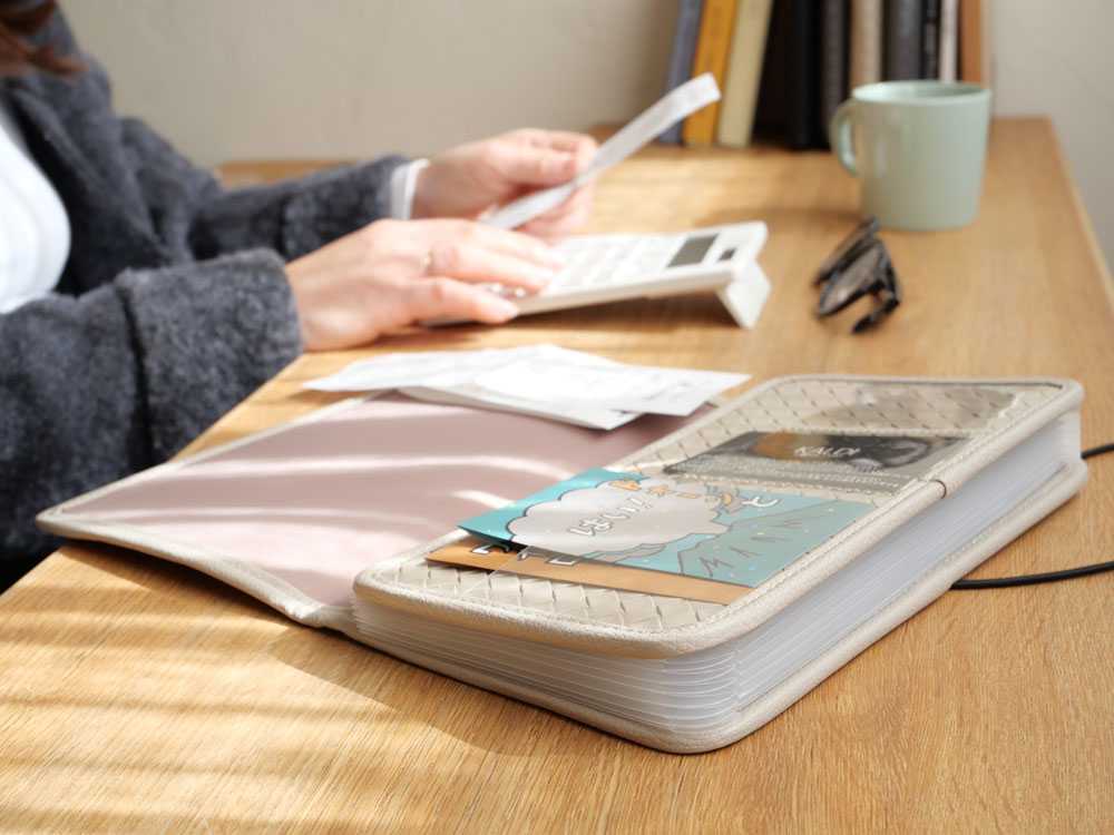 がばっと開いて見やすい 書類収納ケース