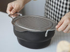 【SHIMOYAMA/シモヤマ】コンパクトに収納できる揚げ物鍋セット