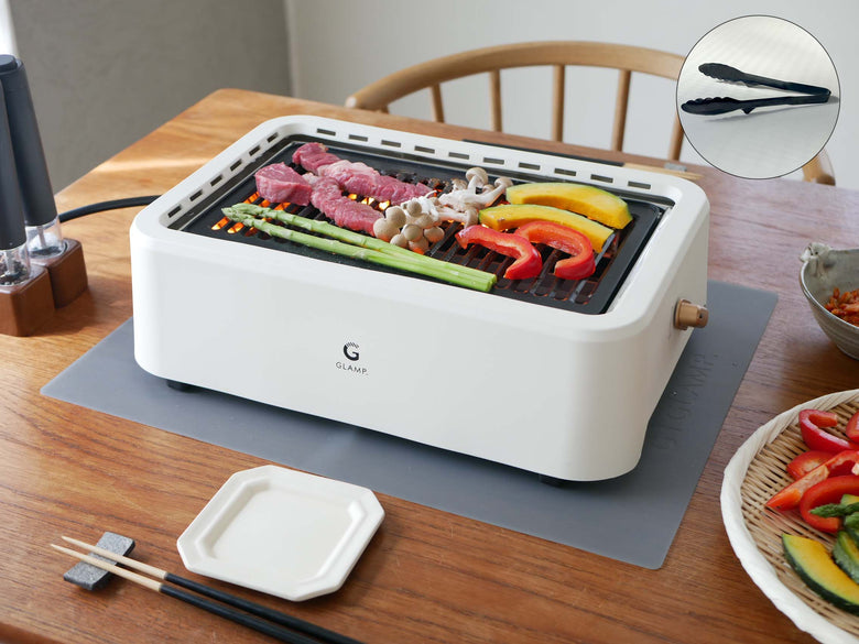 《ノベルティ付》【GLAMP./グランプ】遠赤外線でじっくり 超少煙グリル