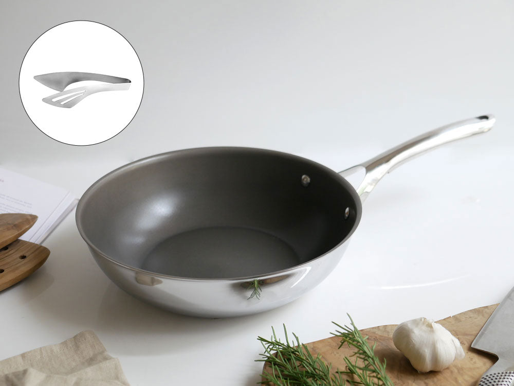 《絶妙トングセット》【CORELLE/コレール】こびりつきにくい次世代フライパン
