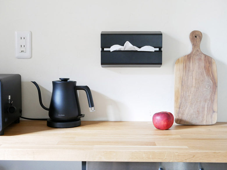 マットABS樹脂製ideaco WALL PTペーパーケース
