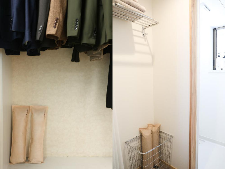 【出雲屋炭八】ずっと使える湿気取り 調湿木炭 炭八（ミニ・押入れ用・タンス用）