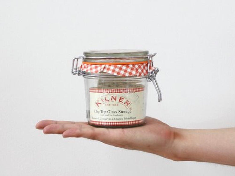 【KILNER/キルナー】 ROUND CLIPTOP JAR