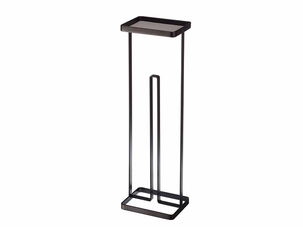 YAMAZAKIタワーのトレイ付きトイレットペーパースタンド
