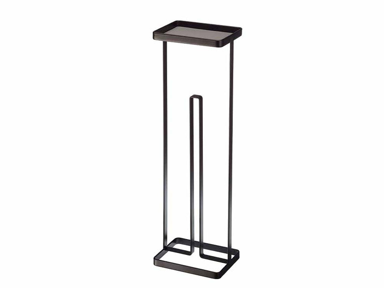 YAMAZAKIタワーのトレイ付きトイレットペーパースタンド