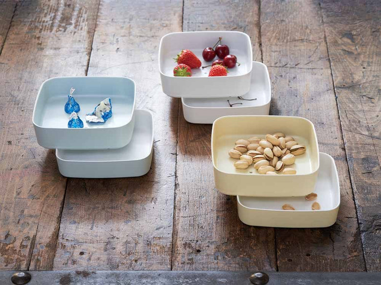 【tak.タック】フルーツナッツ ライトイエローの食器セット