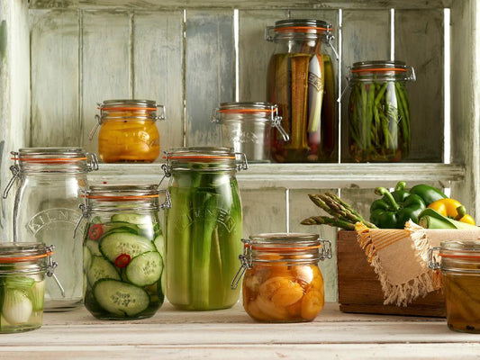 【KILNER/キルナー】 ROUND CLIPTOP JAR