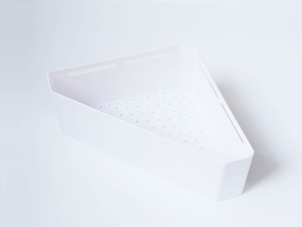 プラスチック製マグネットバスルームおもちゃラック、蓋とトレイ付き
