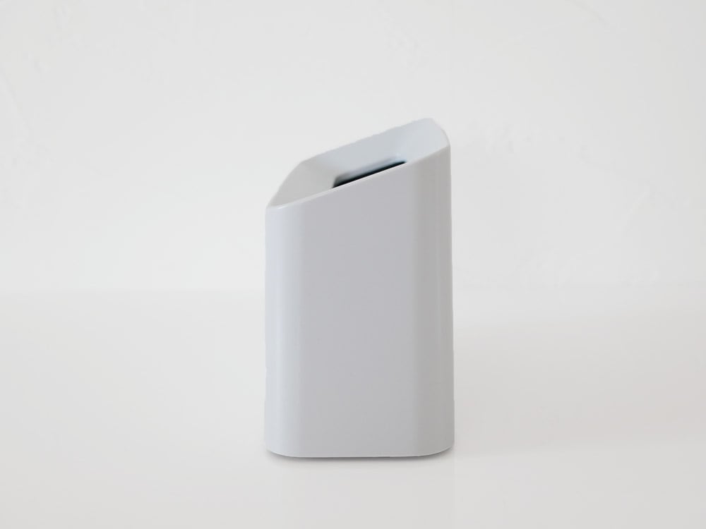 アイデコの【TUBELOR】コットントラッシュ、木目調プラスチック製