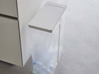 タワーのスリム蓋付き分別ゴミ容器