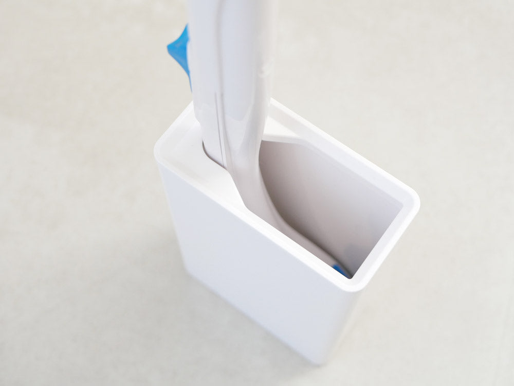 タワー型流せるトイレブラシスタンド（ヤマザキ製）