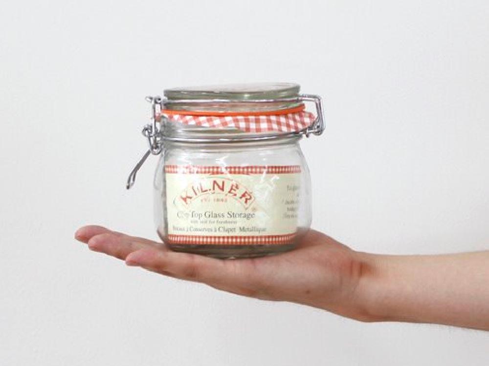 【KILNER/キルナー】 ROUND CLIPTOP JAR