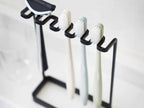 Yamazakiタワー製5連歯ブラシスタンド スチール製