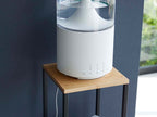 シルバーのtower加湿器スタンド