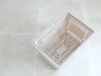 アデペシュのプラスチック収納バスケットと蓋