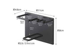 マグネット式バスルームチューブと歯ブラシホルダー