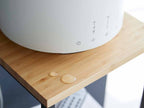 Yamazakiタワーの銀色スチール加湿器スタンド