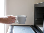 SAKUZANのSaraシリーズ、磁器製コーヒーカップとソーサーのセット