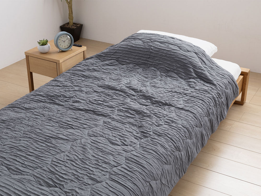 【Torori ket(R)/トローリケット】肌掛け布団椿オイル加工でお肌に嬉しいとろ～りケット