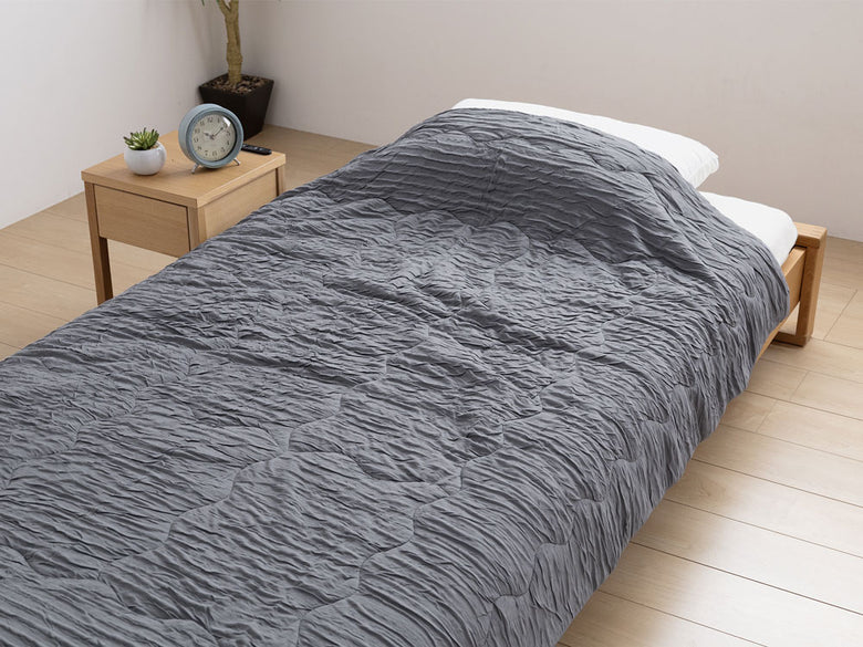 【Torori ket(R)/トローリケット】肌掛け布団椿オイル加工でお肌に嬉しいとろ～りケット