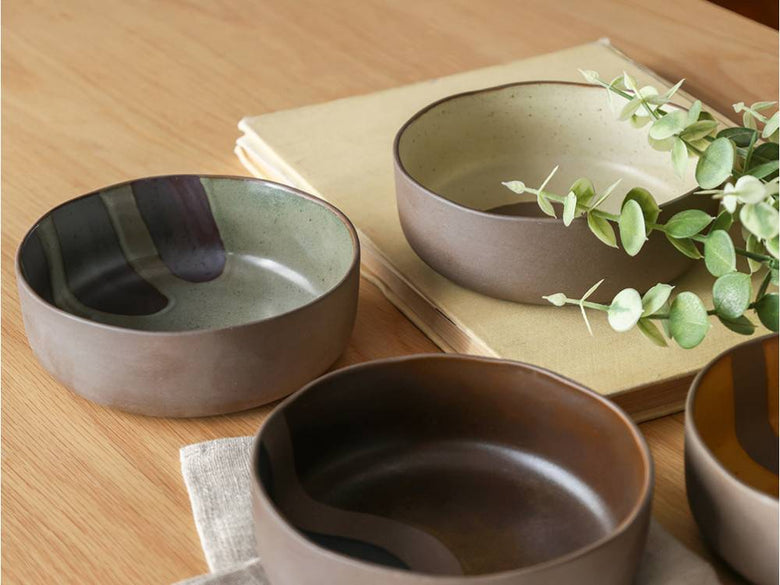 【adepeche/アデペシュ】陶器の器 ETOWA（カップ・マルカップ・サイドボール・ムーンプレート）