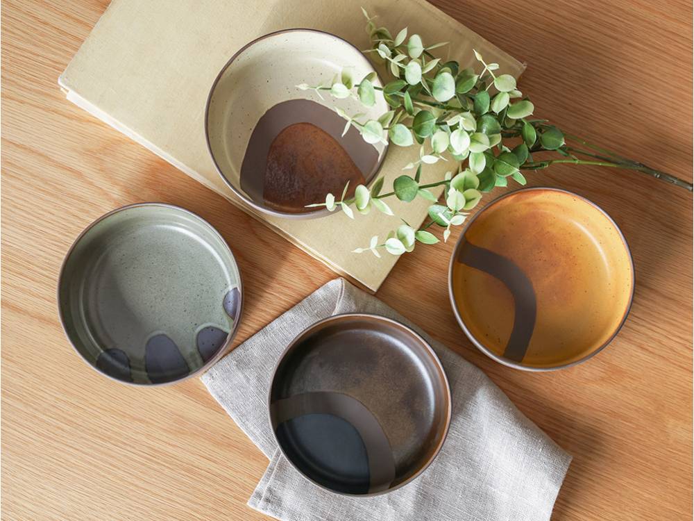 【adepeche/アデペシュ】陶器の器 ETOWA（カップ・マルカップ・サイドボール・ムーンプレート）