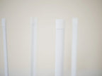 白色のプラスチック製シリンダー型ポリ袋エコホルダー